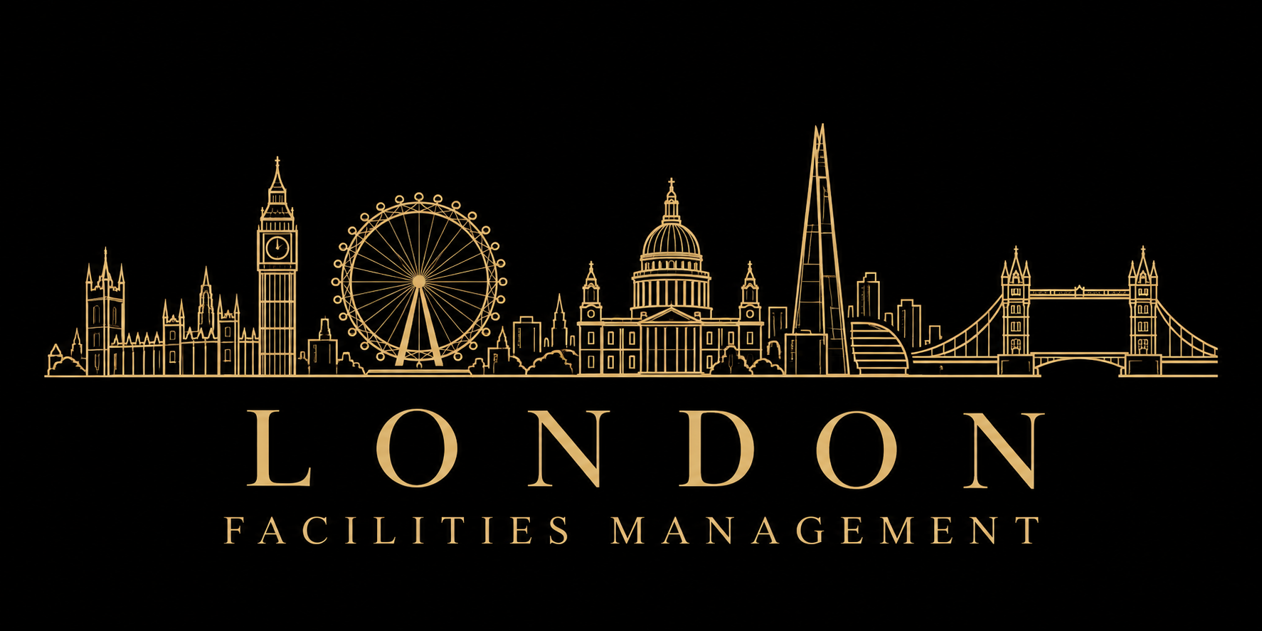 London Facilities Management — gold London skyline